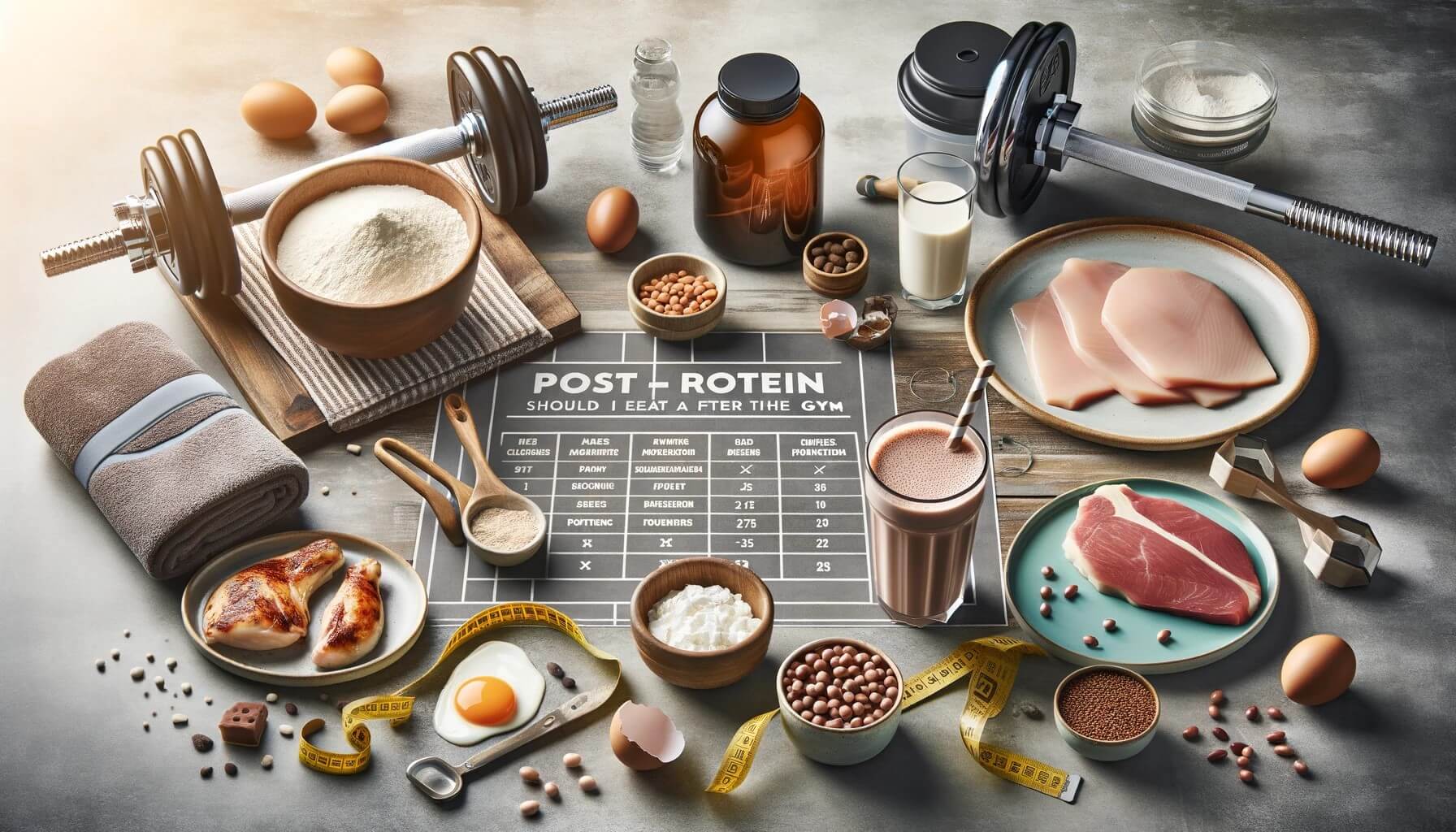 how much protein should you eat after gym