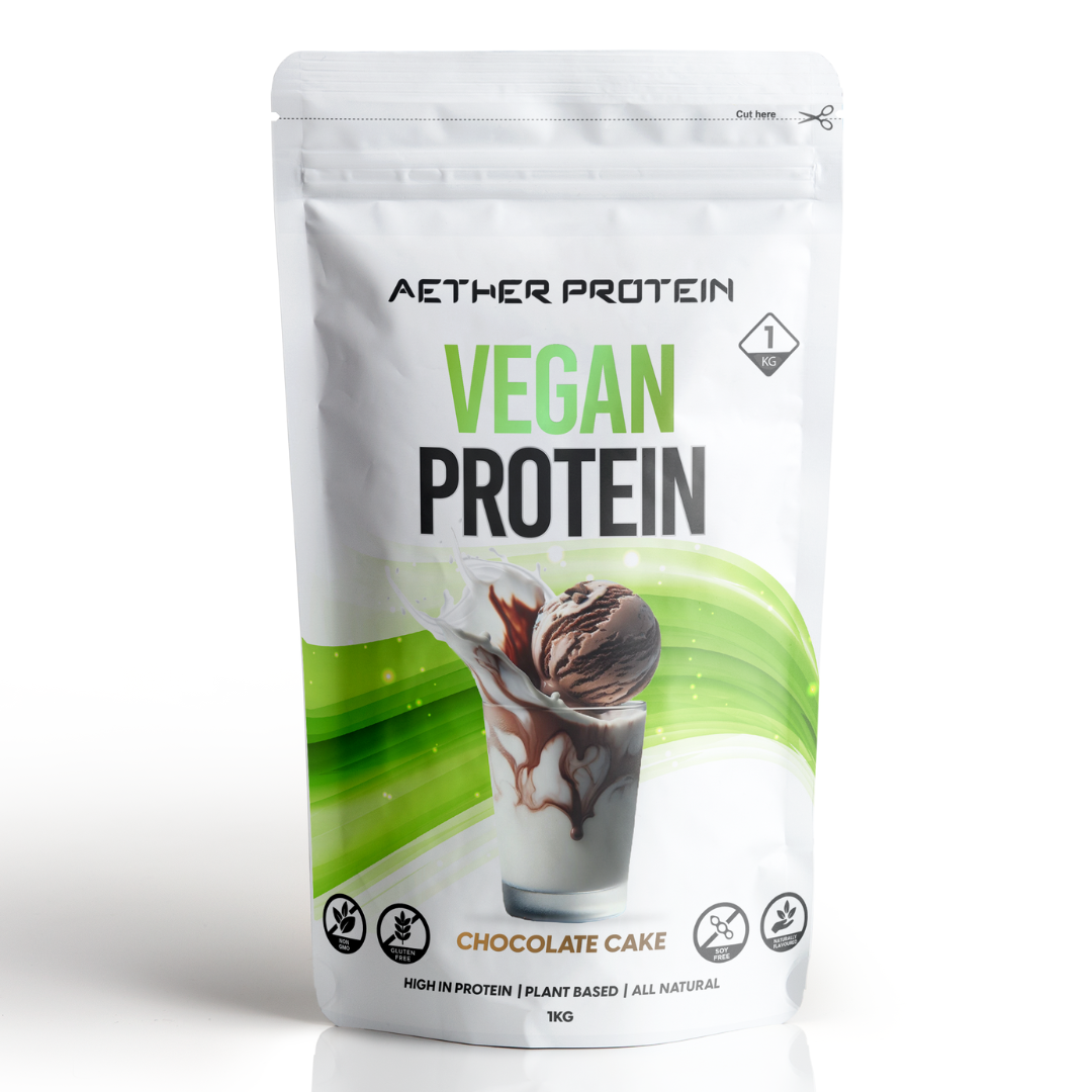 Vegan Protein Powder Chocolate Cake Front Photo