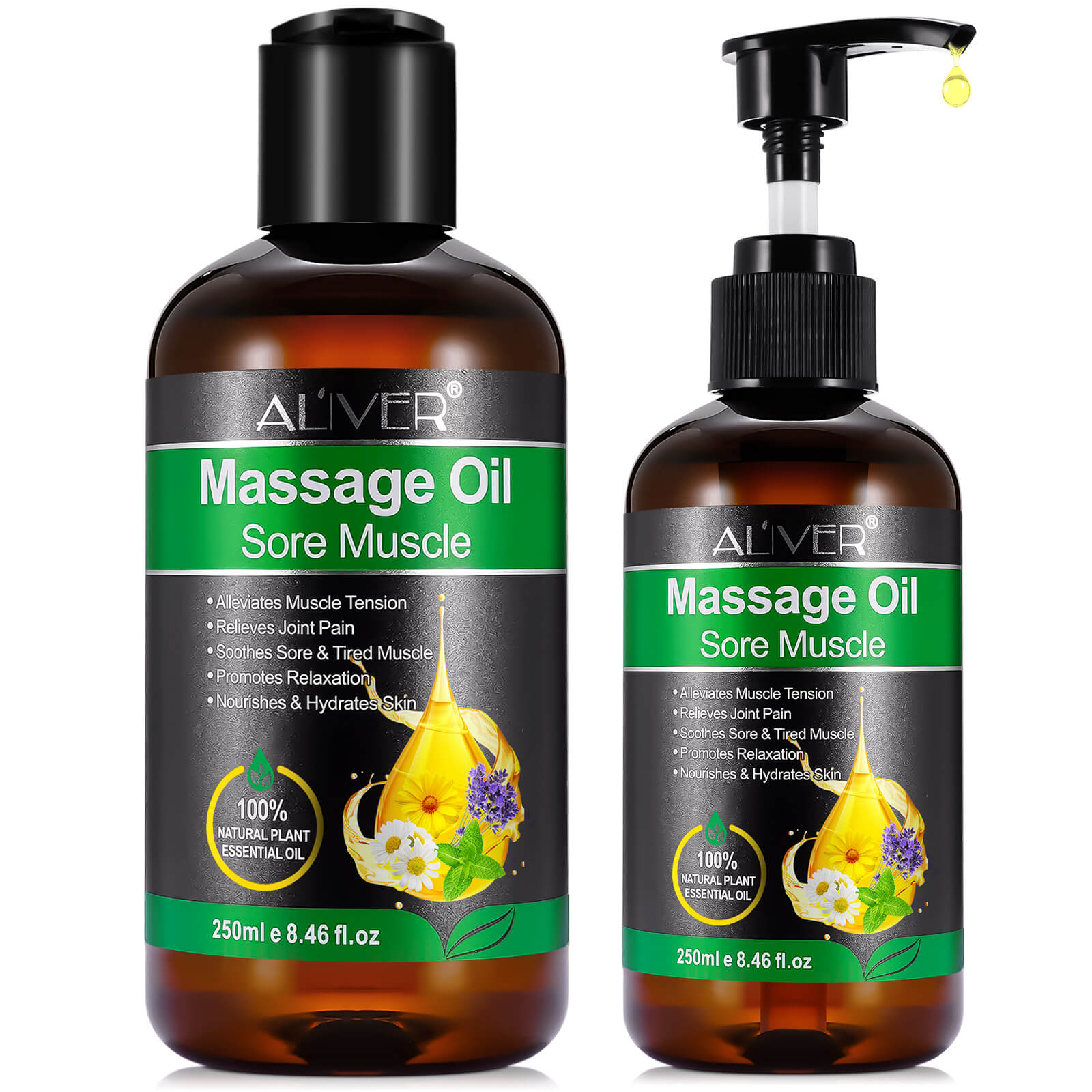 sore muscle massage oil hero image